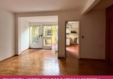 VENTA I Departamento de ubicacion ideal con patio y cochera